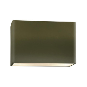 Really Big ADA Rectangle (Outdoor) LED Wall Sconce - Closed Top (254|CER-5658W-MGRN-LED2-2000)
