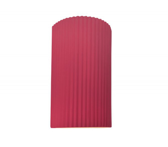 Large ADA Pleated Cylinder (254|CER-5745-CRSE)