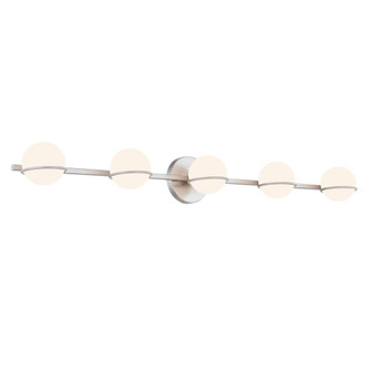 Centric 5-Light Bath Bar (254|FSN-4165-OPAL-NCKL)
