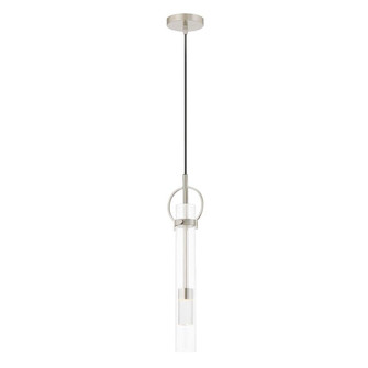 Chloe LED Tall Pendant (254|FSN-4121-CLER-NCKL)