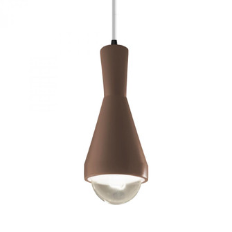Erlen 1-Light Pendant (254|CER-6520-CLAY-MBLK-WTCD)