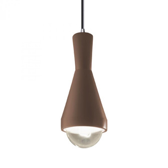 Erlen 1-Light Pendant (254|CER-6520-CLAY-CROM-BKCD-LED1-700)