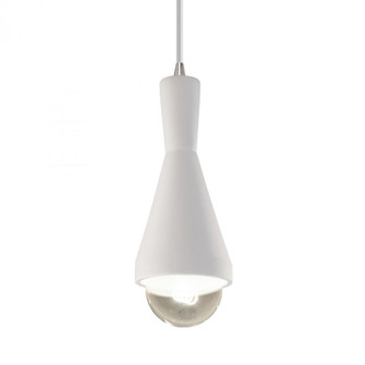 Erlen 1-Light Pendant (254|CER-6520-BIS-NCKL-WTCD-LED1-700)