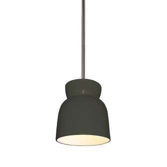 Large Hourglass Pendant (254|CER-6515-PWGN-NCKL-RIGID)