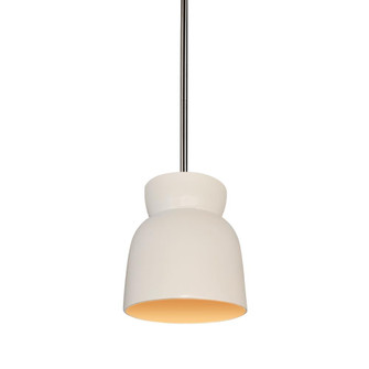 Large Hourglass Pendant (254|CER-6515-MTGD-NCKL-RIGID)