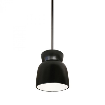 Large Hourglass Pendant (254|CER-6515-CRB-NCKL-RIGID)