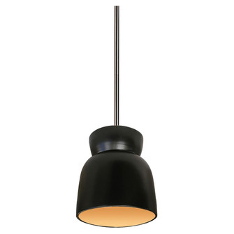 Large Hourglass LED Pendant (254|CER-6515-CBGD-NCKL-RIGID-LED1-700)