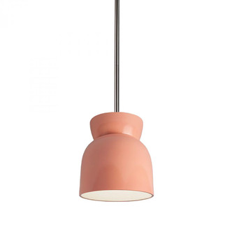 Large Hourglass LED Pendant (254|CER-6515-BSH-NCKL-RIGID-LED1-700)