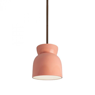 Large Hourglass LED Pendant (254|CER-6515-BSH-DBRZ-RIGID-LED1-700)