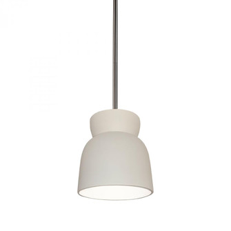 Large Hourglass Pendant (254|CER-6515-BIS-NCKL-RIGID)