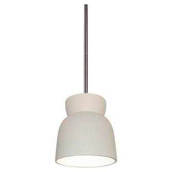 Large Hourglass LED Pendant (254|CER-6515-BIS-NCKL-RIGID-LED1-700)
