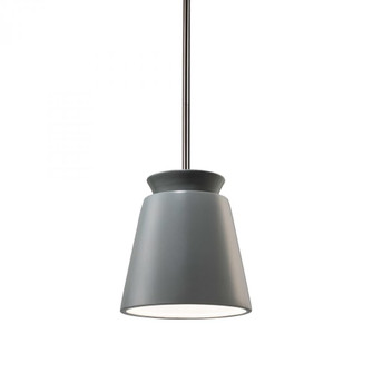 Small Trapezoid LED Pendant (254|CER-6425-PWGN-NCKL-RIGID-LED1-700)