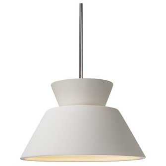 Trapezoid 1-Light LED Pendant (254|CER-6420-BIS-NCKL-RIGID-LED1-700)