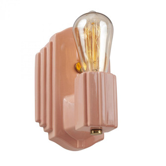 Deco Rectangle w/ No Shade Wall Sconce (254|CER-7041-BSH-BRSS)