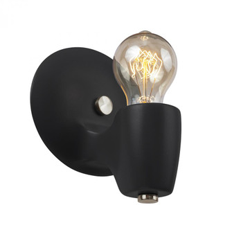 Ovalesque w/ No Shade Wall Sconce (254|CER-7021-CRB-NCKL)