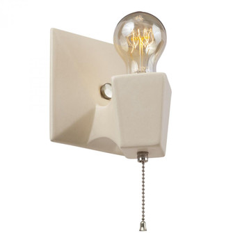 Geo w/ No Shade Wall Sconce (254|CER-7011-MAT-NCKL)