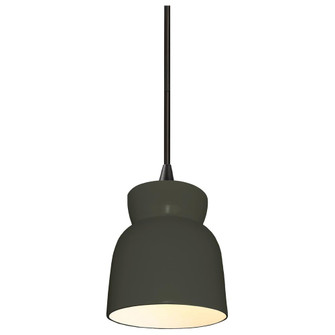 Large Hourglass LED Pendant (254|CER-6515-PWGN-MBLK-BKCD-LED1-700)
