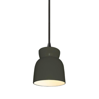 Large Hourglass Pendant (254|CER-6515-PWGN-MBLK-BKCD)