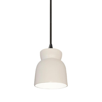 Large Hourglass Pendant (254|CER-6515-MAT-MBLK-BKCD)
