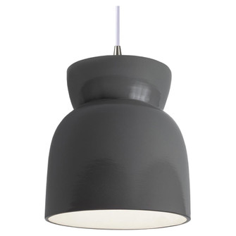 Large Hourglass LED Pendant (254|CER-6515-GRY-NCKL-WTCD-LED1-700)