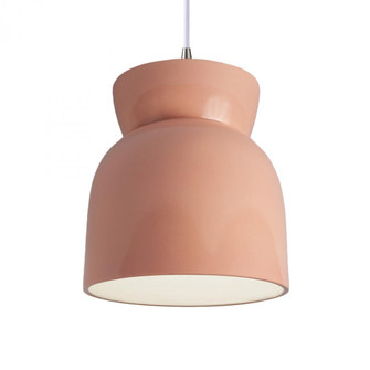 Large Hourglass Pendant (254|CER-6515-BSH-NCKL-WTCD)