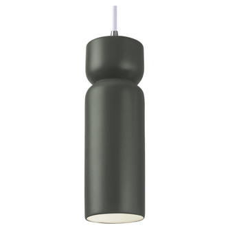 Tall Hourglass LED Pendant (254|CER-6510-PWGN-CROM-WTCD-LED1-700)