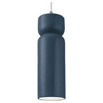 Tall Hourglass LED Pendant (254|CER-6510-MID-NCKL-WTCD-LED1-700)