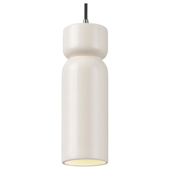 Tall Hourglass LED Pendant (254|CER-6510-MAT-NCKL-BKCD-LED1-700)