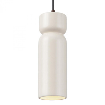Tall Hourglass Pendant (254|CER-6510-MAT-DBRZ-BKCD)