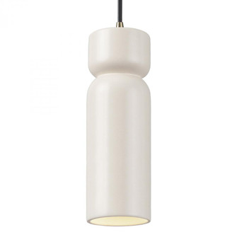 Tall Hourglass Pendant (254|CER-6510-MAT-ABRS-BKCD)