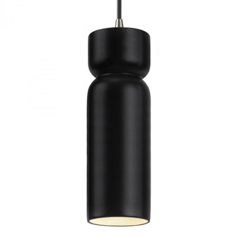Tall Hourglass Pendant (254|CER-6510-CRB-NCKL-BKCD)