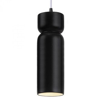 Tall Hourglass Pendant (254|CER-6510-CRB-MBLK-WTCD)