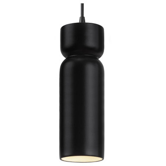 Tall Hourglass LED Pendant (254|CER-6510-CRB-MBLK-BKCD-LED1-700)
