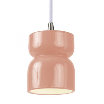 Short Hourglass Pendant (254|CER-6500-BSH-NCKL-WTCD)