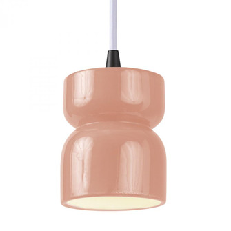 Short Hourglass Pendant (254|CER-6500-BSH-MBLK-WTCD)
