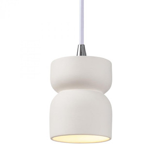 Short Hourglass Pendant (254|CER-6500-BIS-CROM-WTCD)