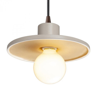 Saucer Pendant (254|CER-6325-MTGD-DBRZ-BKCD)