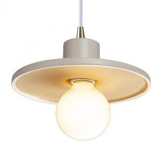 Saucer Pendant (254|CER-6325-MTGD-ABRS-WTCD)