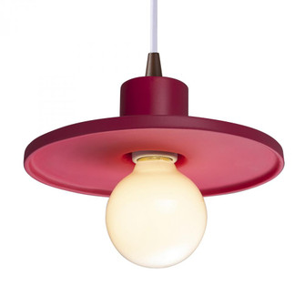 Saucer Pendant (254|CER-6325-CRSE-DBRZ-WTCD)