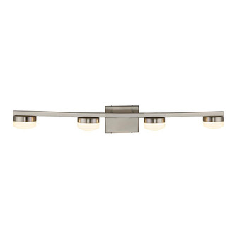 Puck 2-Light LED Bath Bar (254|FSN-8994-OPAL-NCKL)
