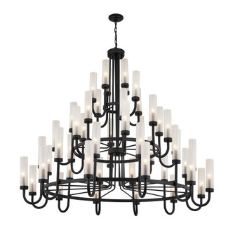 Anchor 60'' 3-Tier Chandelier (254|FSN-4346-CLFR-MBLK)