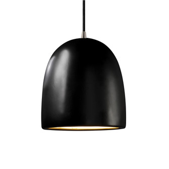 Large Bell LED Pendant (254|CER-9615-CRB-NCKL-BKCD-LED1-700)