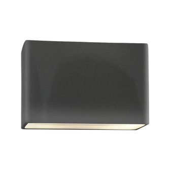 Really Big ADA Wide Rectangle LED Wall Sconce - Closed Top (254|CER-5658-GRY-LED2-2000)