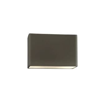 Small ADA Wide Rectangle LED Wall Sconce - Closed Top (254|CER-5640-PWGN-LED1-1000)