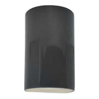 Large LED Cylinder - Open Top & Bottom (254|CER-1265-GRY-LED2-2000)
