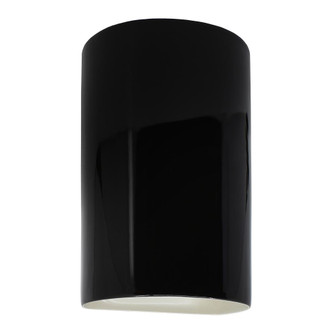 Large Cylinder - Open Top & Bottom (254|CER-1265-BKMT)