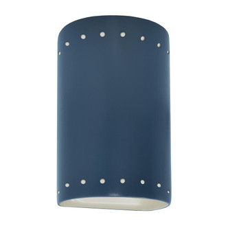 Small LED Cylinder w/ Perfs - Closed Top (Outdoor) (254|CER-0990W-MDMT-LED1-1000)