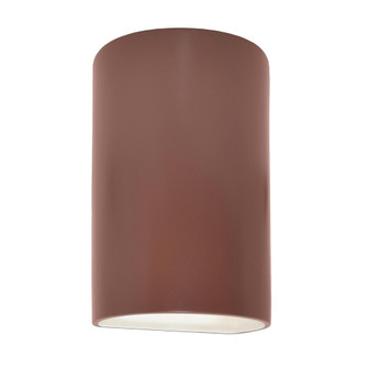 Small LED Cylinder - Open Top & Bottom (Outdoor) (254|CER-0945W-CLAY-LED1-1000)
