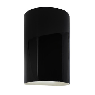 Small LED Cylinder - Closed Top (Outdoor) (254|CER-0940W-BKMT-LED1-1000)
