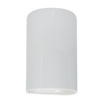 Small LED Cylinder - Closed Top (254|CER-0940-WTWT-LED1-1000)